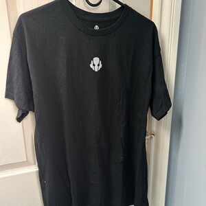 Meta Legends Black Graphic Crew Neck T‑Shirt